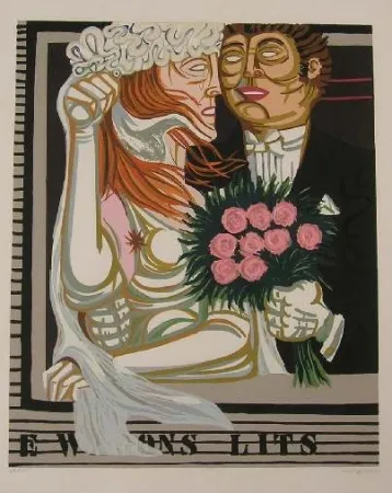 Lithografie Migneco - SENZA TITOLO