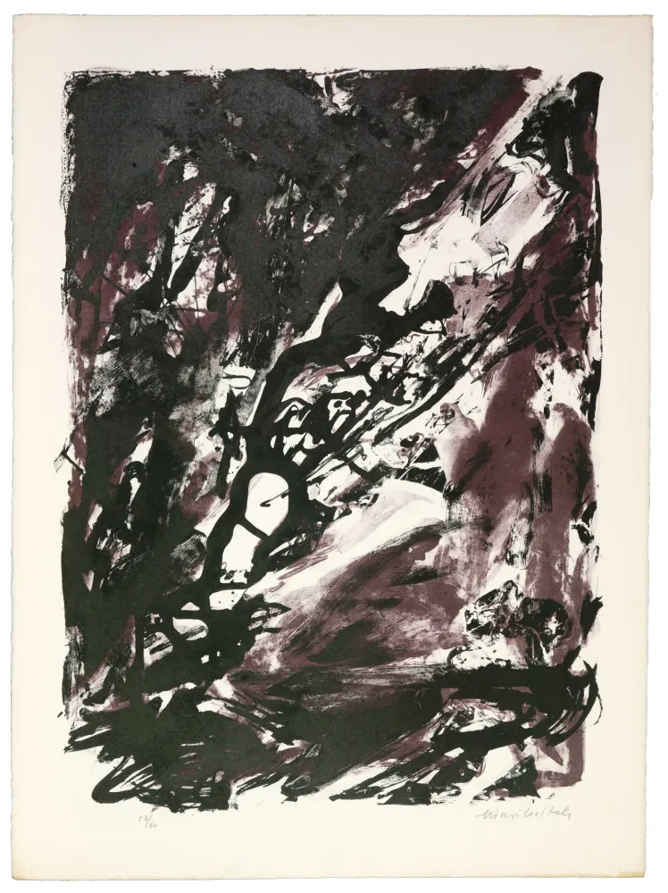 Lithografie Mihailovitch - L'Orage