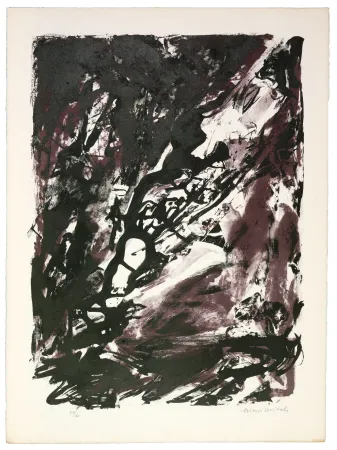 Lithografie Mihailovitch - L'Orage