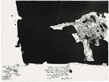 Aquatint Millares - Antropofauna