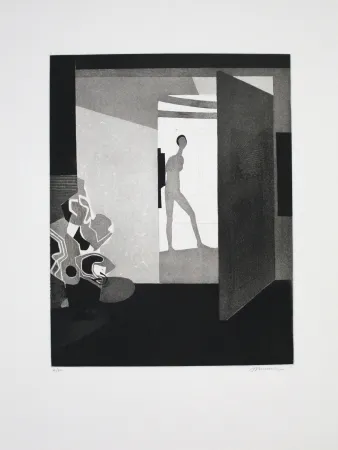 Ets En Aquatint Minaux - Contre jour