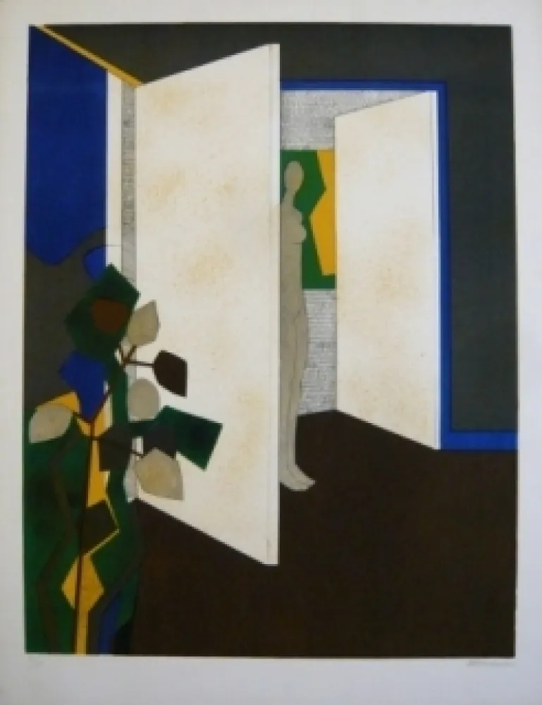 Lithografie Minaux - Double étoile