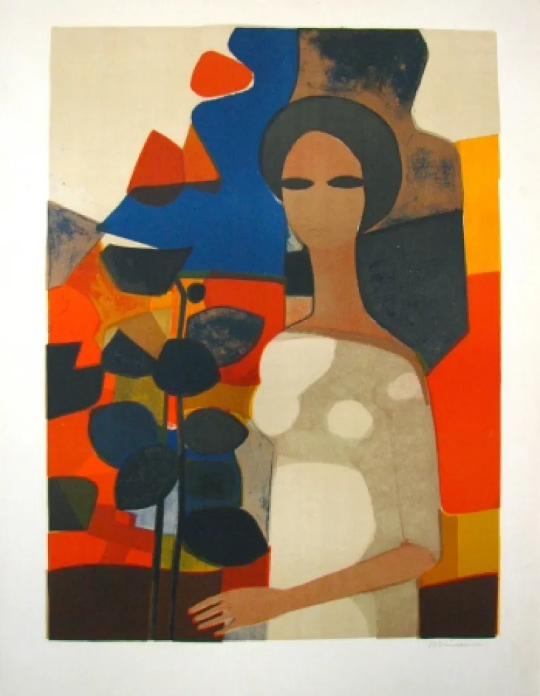 Lithografie Minaux - L’américaine