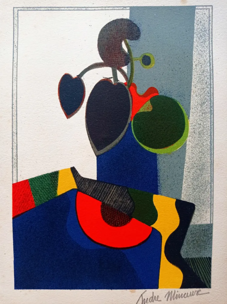 Lithografie Minaux - Still-Life, 1975