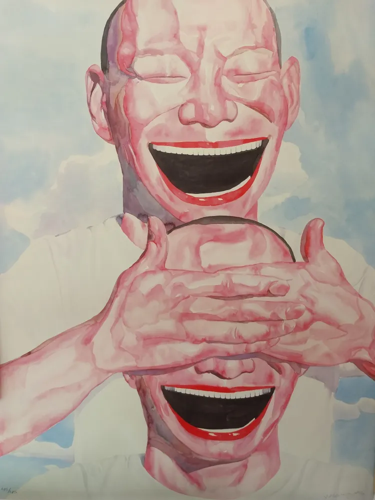 Lithografie Minjun - Faces