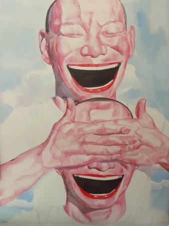 Lithografie Minjun - Faces