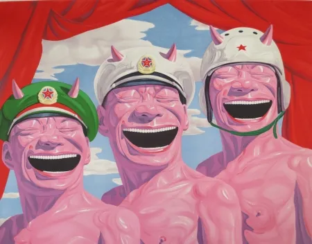 Lithografie Minjun - Sans titre