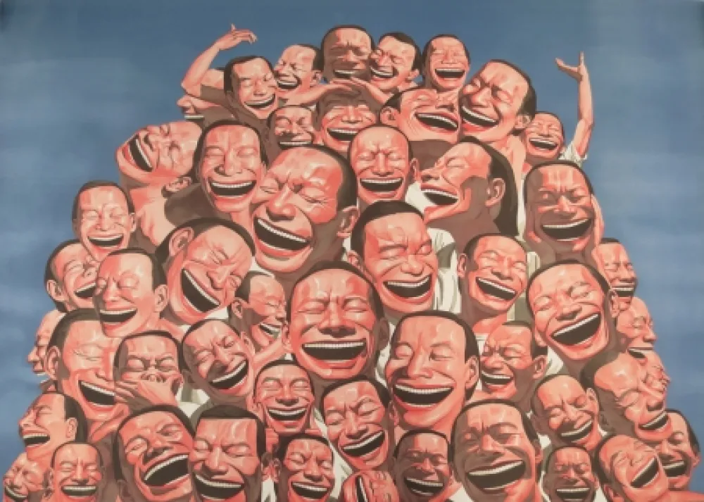 Lithografie Minjun - Sans titre