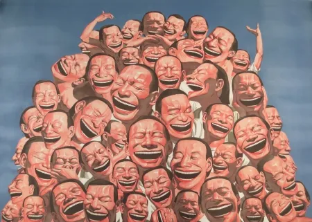 Lithografie Minjun - Sans titre