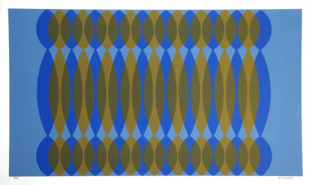 Zeefdruk Miodrag - Composition Kinetic