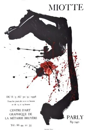 Lithografie Miotte - Affiche