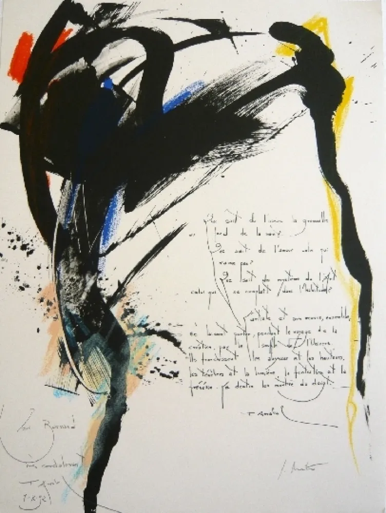 Lithografie Miotte - Arrabal