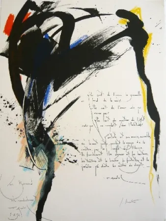 Lithografie Miotte - Arrabal