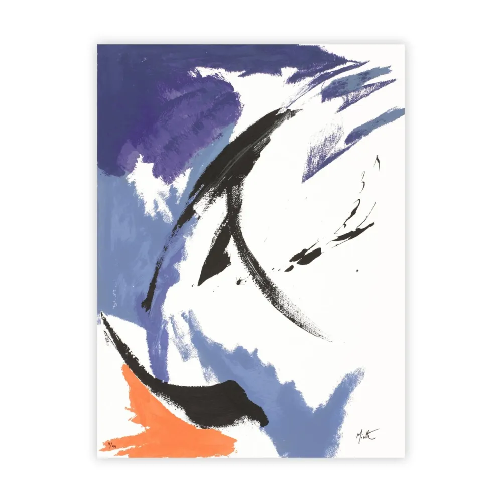 Zeefdruk Miotte - Mancha Naranja Inferior Izquierda