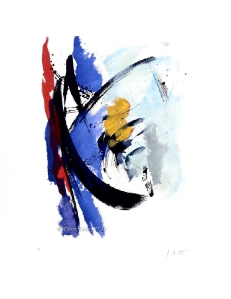 Aquatint Miotte - Oblique marine