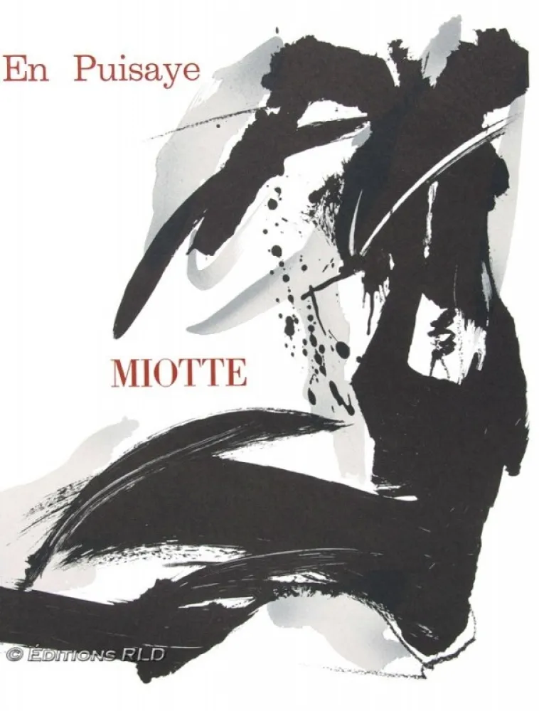 Geïllustreerd Boek Miotte - Poétique de Jean Miotte 