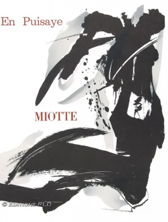 Geïllustreerd Boek Miotte - Poétique de Jean Miotte 