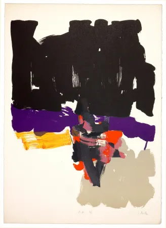 Lithografie Miotte - Sans titre