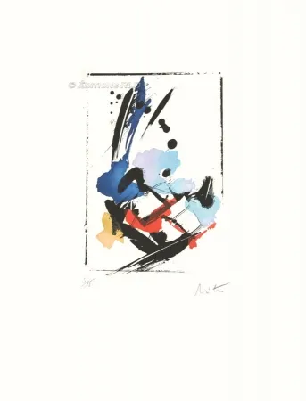 Aquatint Miotte - Titan