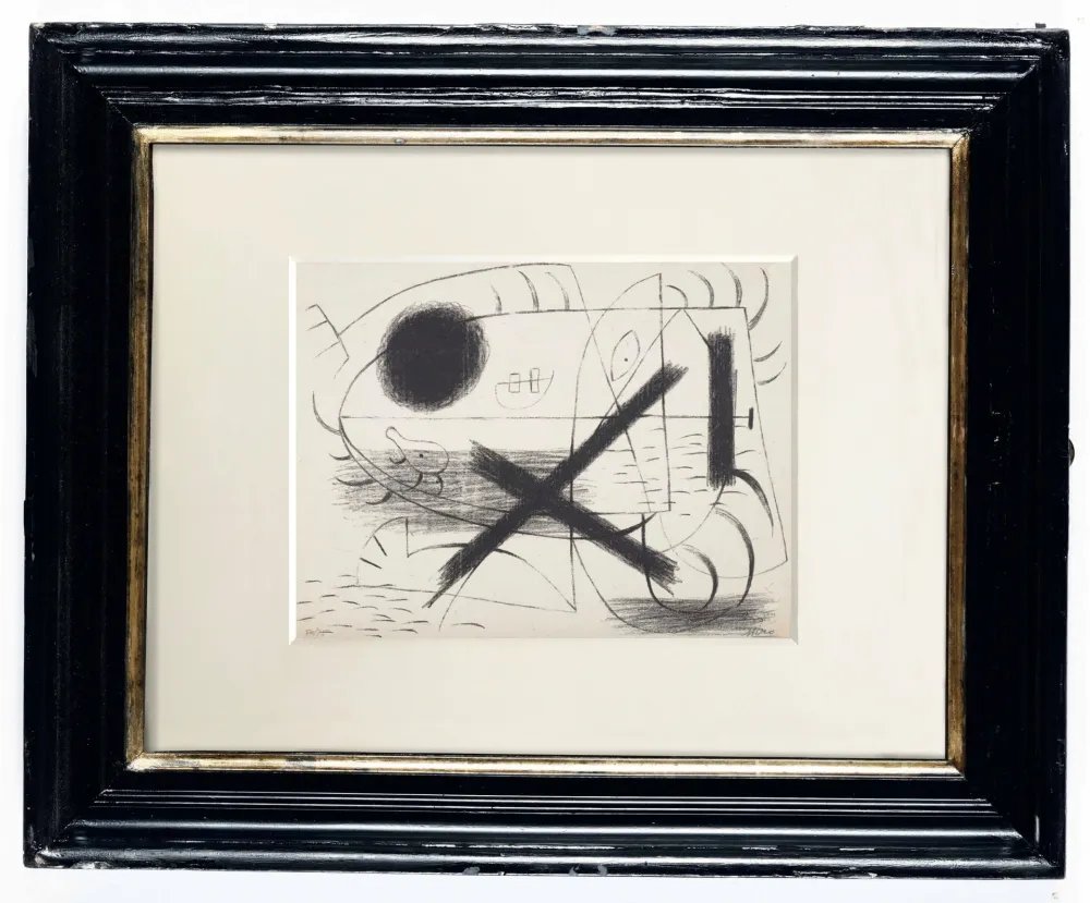 Lithografie Miró - 1 (First Lithographic piece ever known)