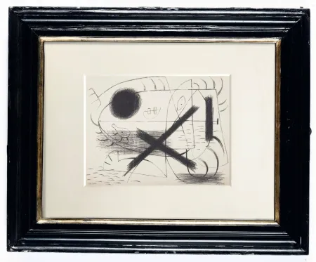 Lithografie Miró - 1 (First Lithographic piece ever known)
