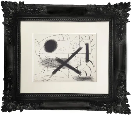 Lithografie Miró - 1 (First work on paper piece ever known)