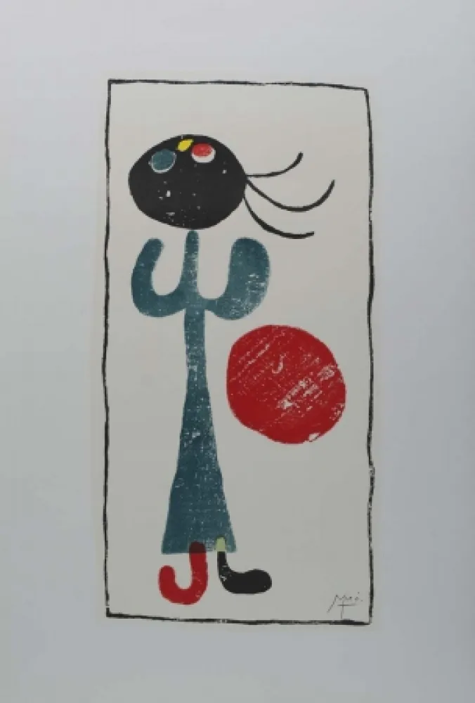 Lithografie Miró (After) - Personaje