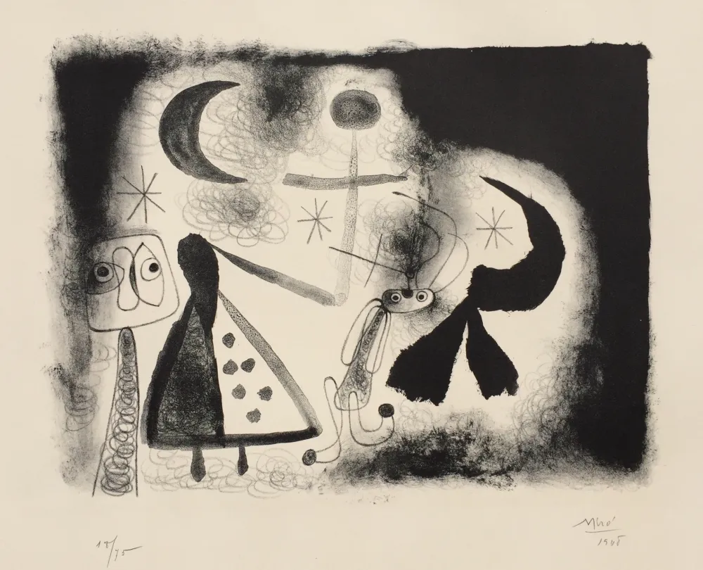 Lithografie Miró - Album 13 – Plate V