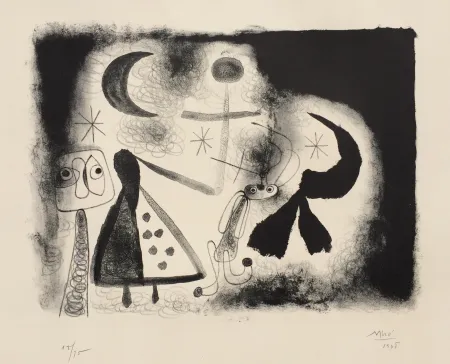Lithografie Miró - Album 13 – Plate V
