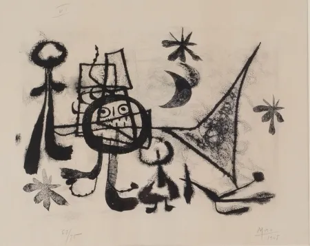 Lithografie Miró - Album 13, Plate VI