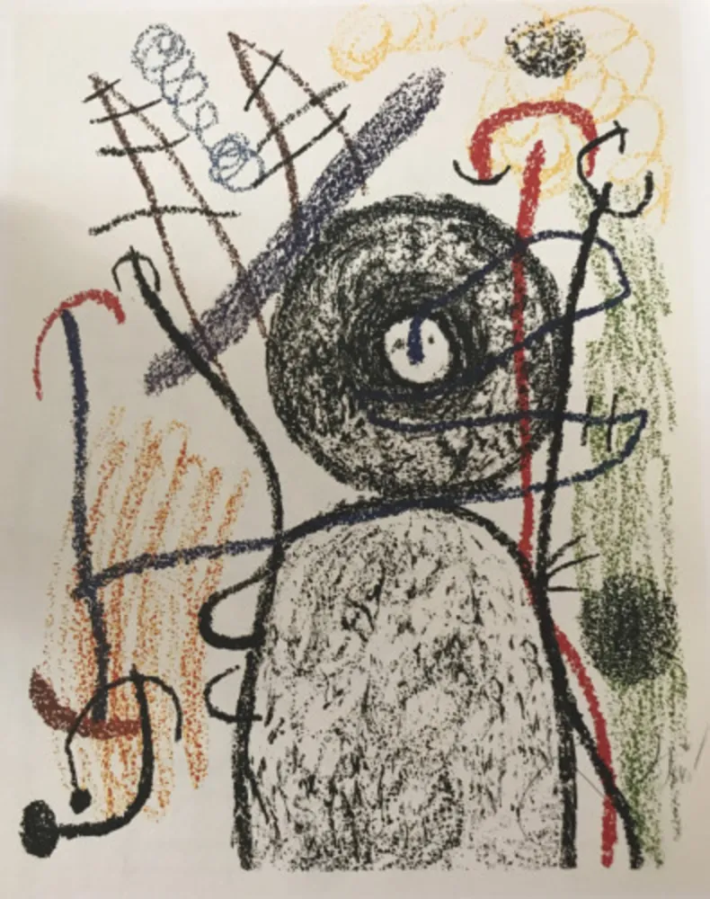 Lithografie Miró - Album 21, plate 14 - M1139