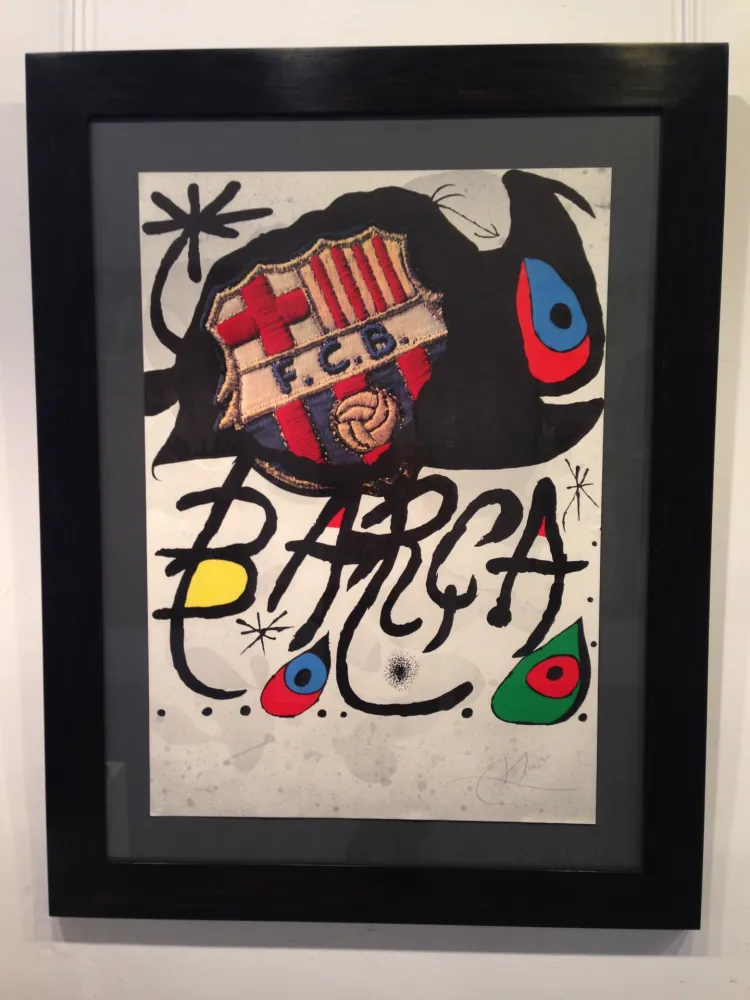 Lithografie Miró - ANIVERSARIO F.C. BARCELONA 