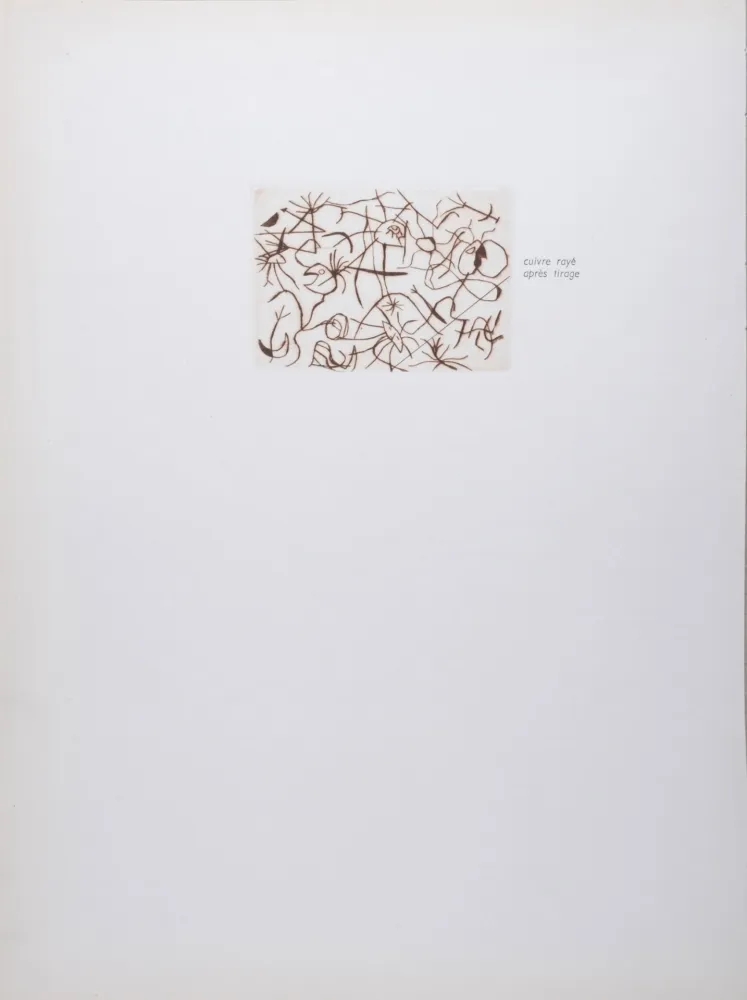 Gravure Miró - Astres et Danseurs