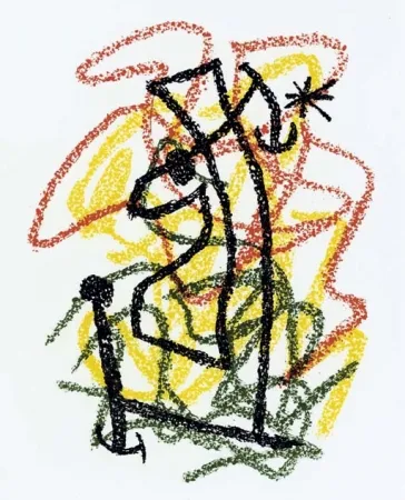 Lithografie Miró - Bouquet de Rêves pour Neila