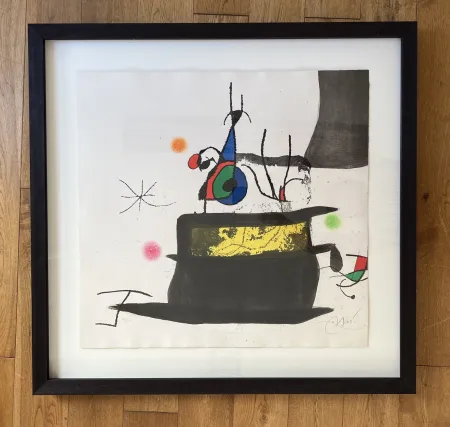Ets En Aquatint Miró -  Carrosse d’Oiseaux