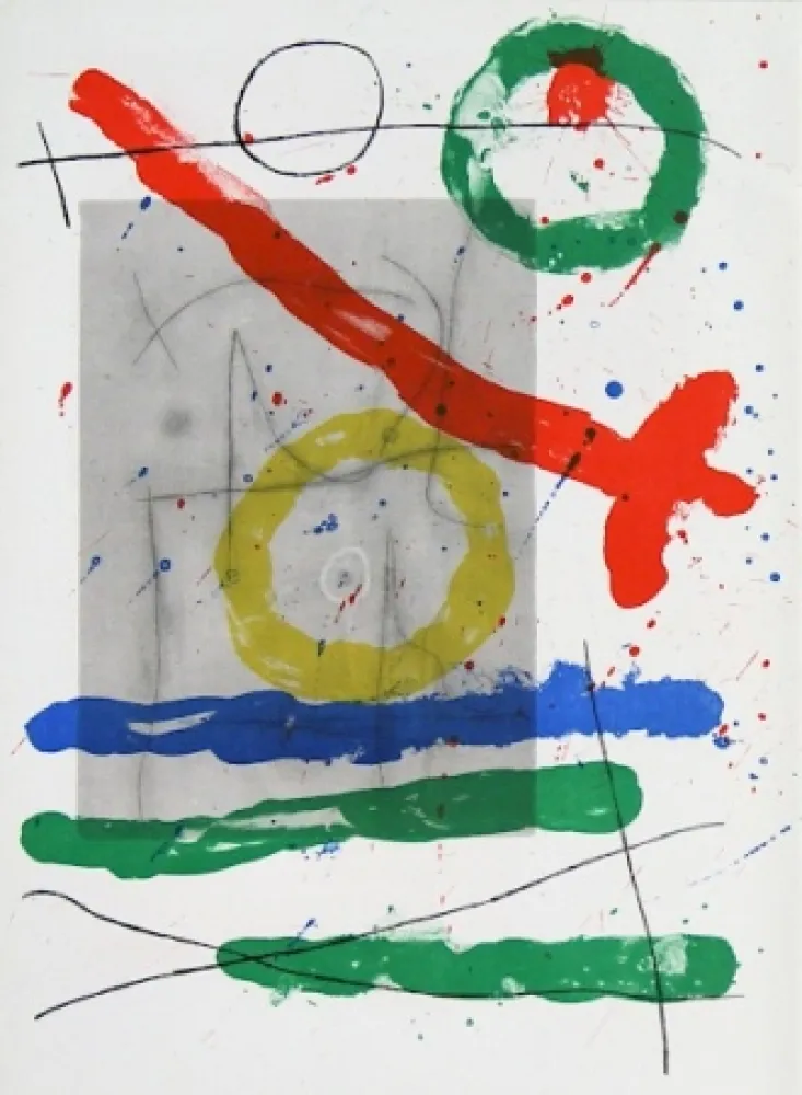 Lithografie Miró - Cartons pg.22