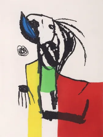 Aquatint Miró - Chanteur des Rues. No IV
