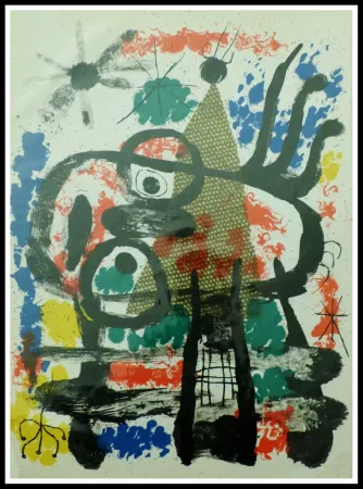 Lithografie Miró - COMPOSITION
