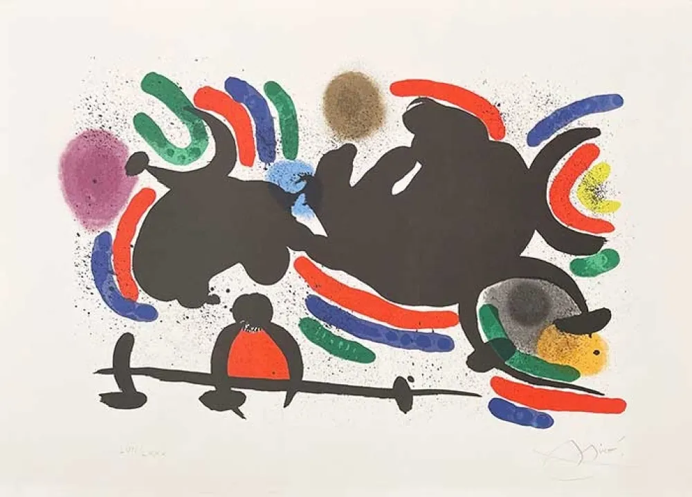 Lithografie Miró - Composition