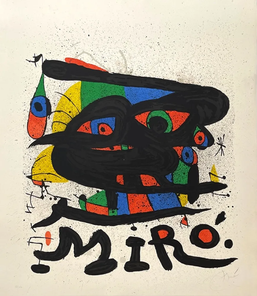 Lithografie Miró - Composition
