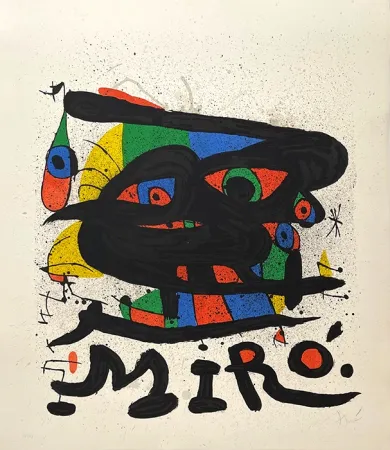 Lithografie Miró - Composition