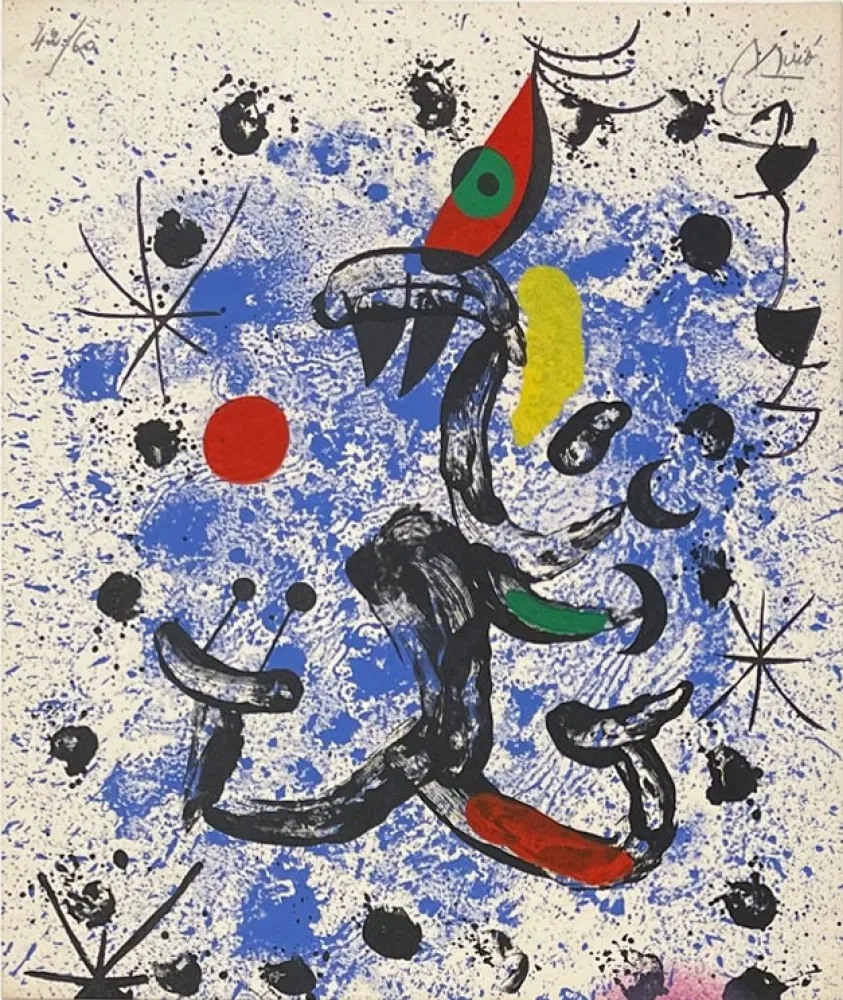 Lithografie Miró - Composition