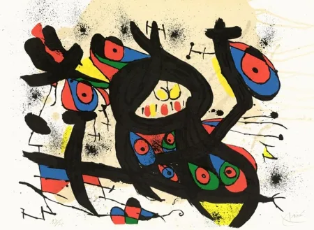 Lithografie Miró - Composition 