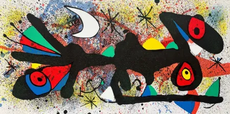 Lithografie Miró - Composition