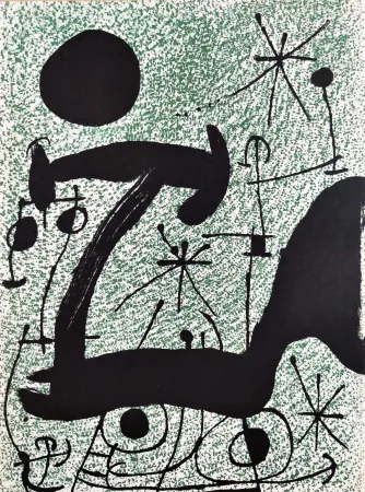 Lithografie Miró - Composition