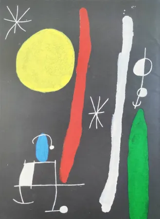 Lithografie Miró - Composition