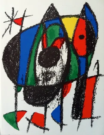 Lithografie Miró - Composition
