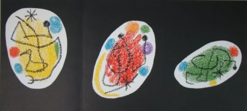 Lithografie Miró - Composition