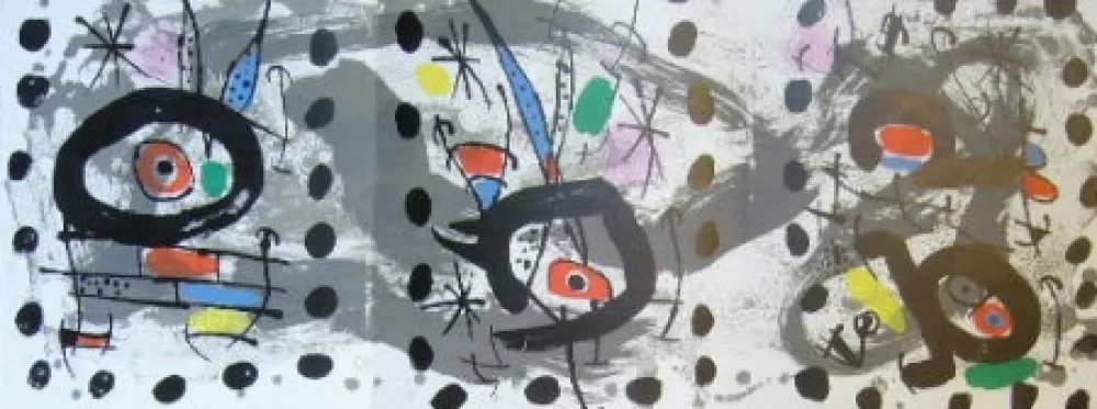 Lithografie Miró - Composition