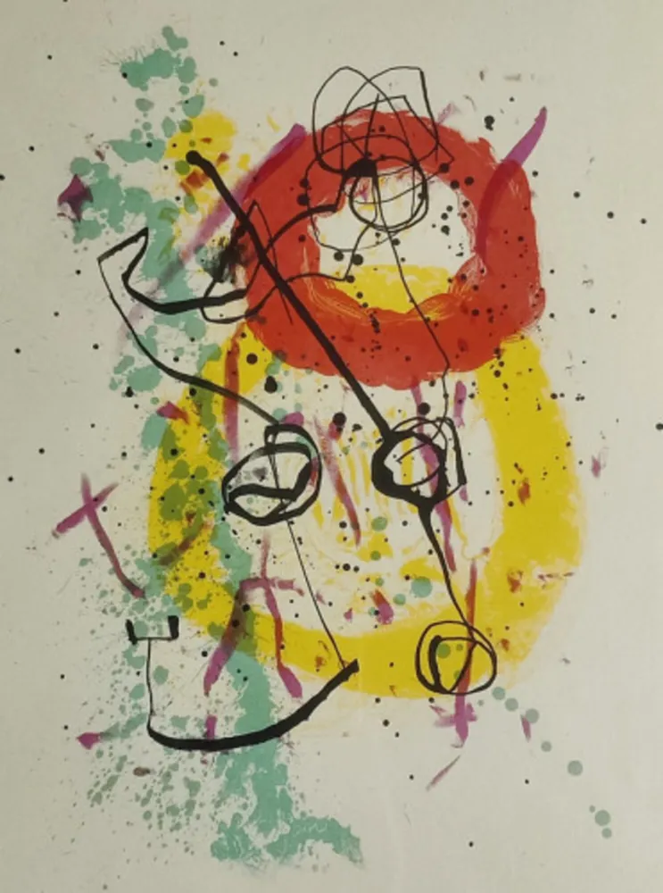 Lithografie Miró - Composition for from XXe Siecle, No. 16
